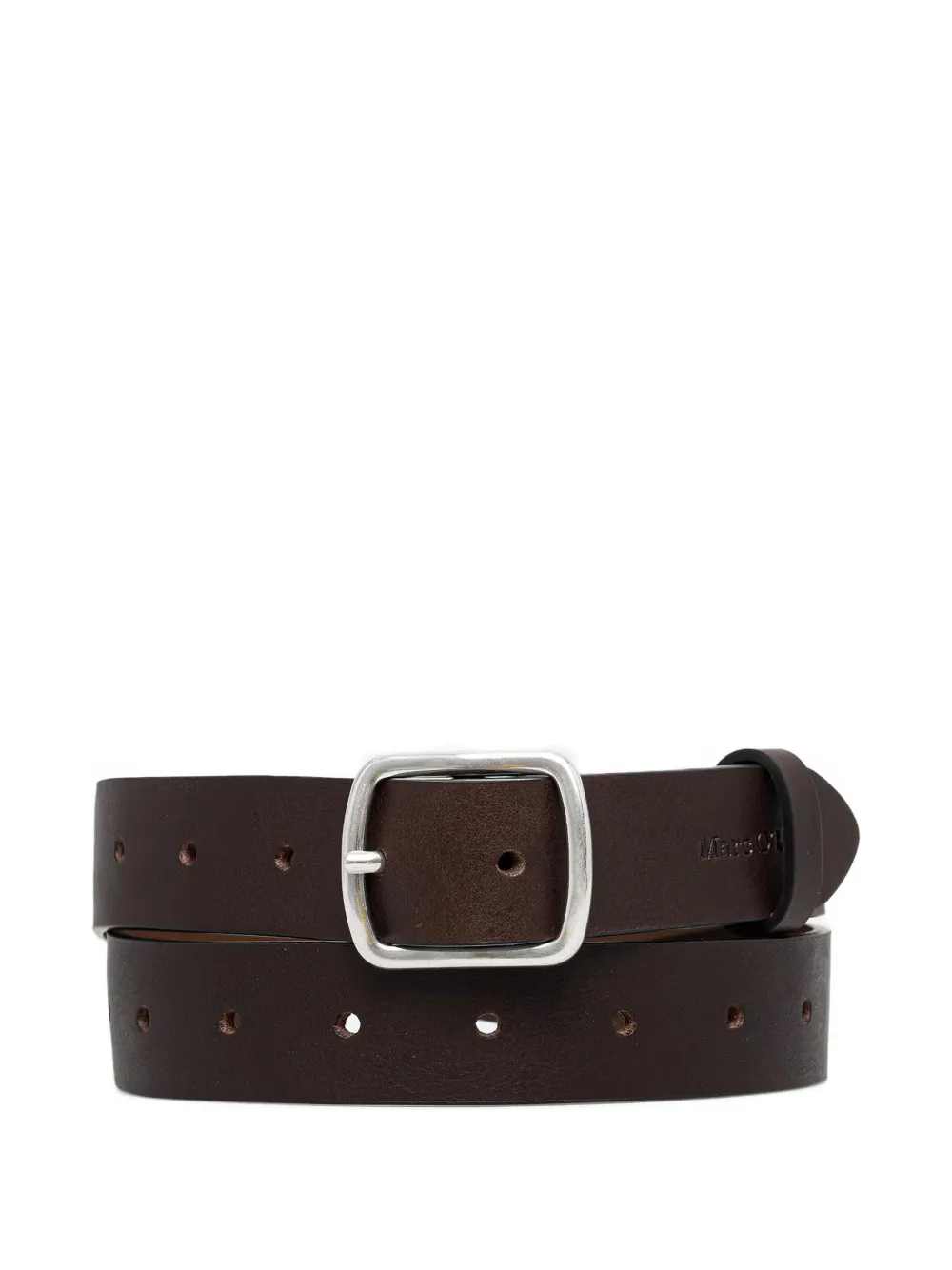Marc O'Polo buckle-fastening leather belt - Marrone