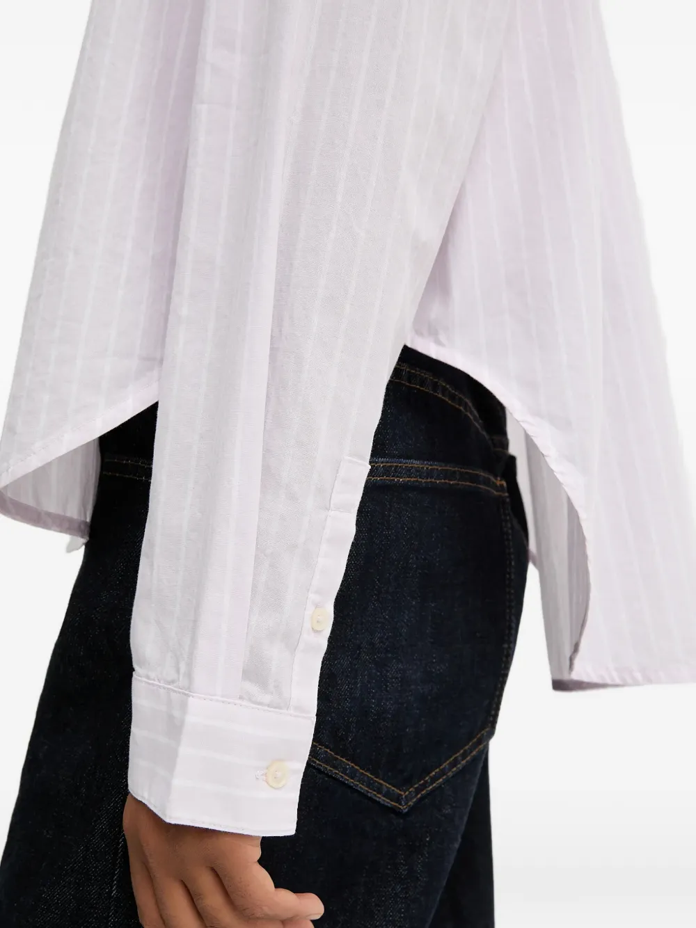 Marc O'Polo Gestreept blouse Roze