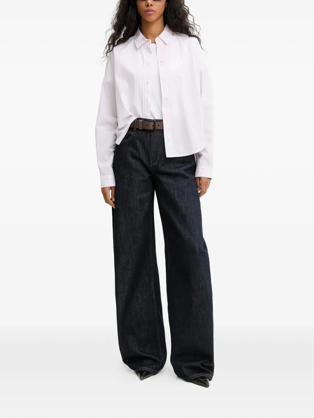 Marc O'Polo Gestreept blouse Roze