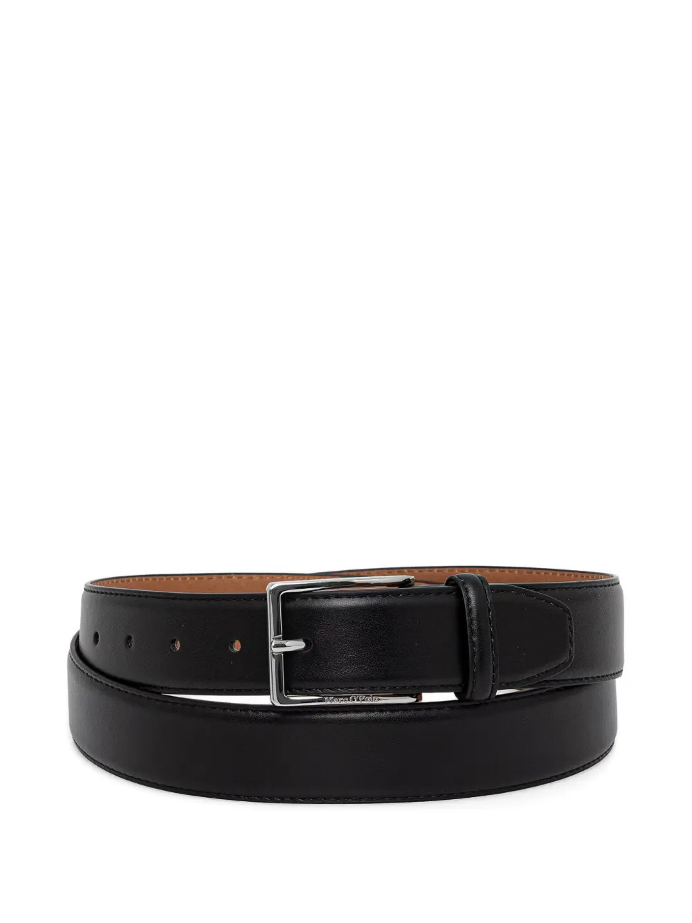 Marc O'Polo buckle-fastening leather belt - Nero