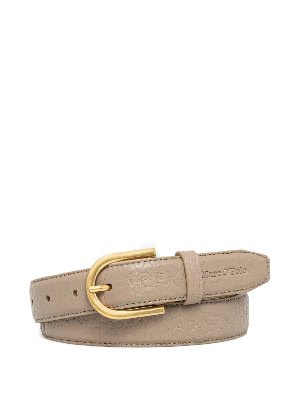 Marc O'Polo grained-leather buckle belt - Toni neutri