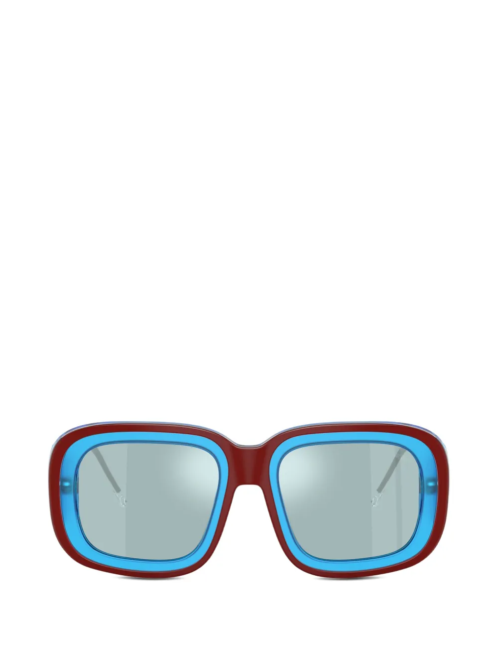 Diesel square-frame sunglasses - Rosso