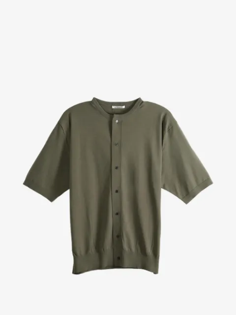 Auralee Giza short-sleeve cardigan