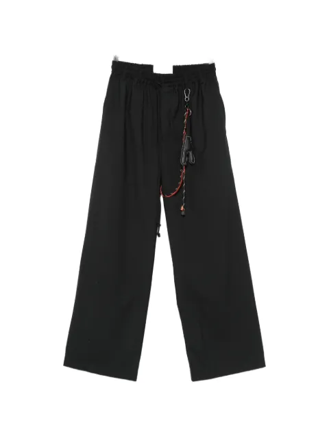 Song For The Mute lanyard-detail wide-leg trousers