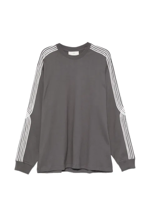 Song For The Mute stripe-detail crew-neck sweatshirt