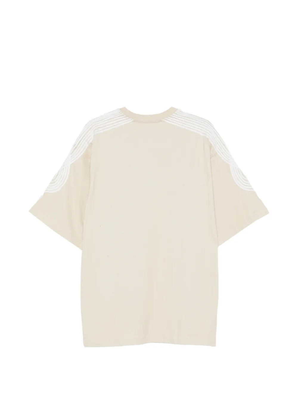 Song For The Mute T-shirt met grafische print Beige