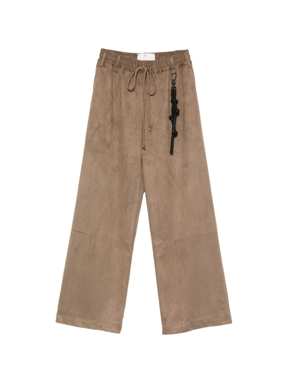 Song For The Mute drawstring-waist wide-leg trousers - Marrone