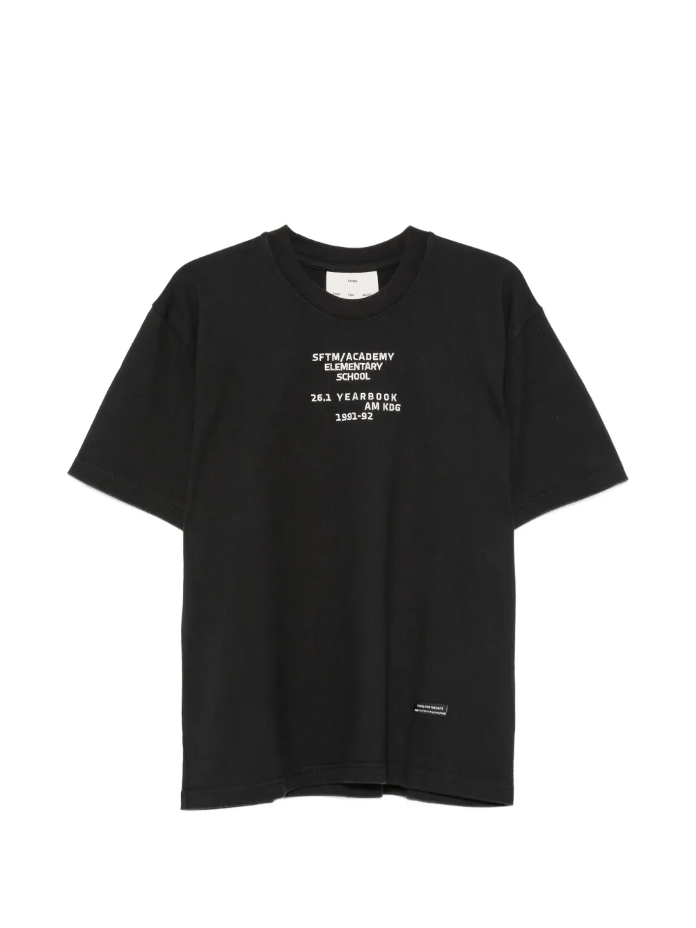 Song For The Mute slogan-print T-shirt - Nero