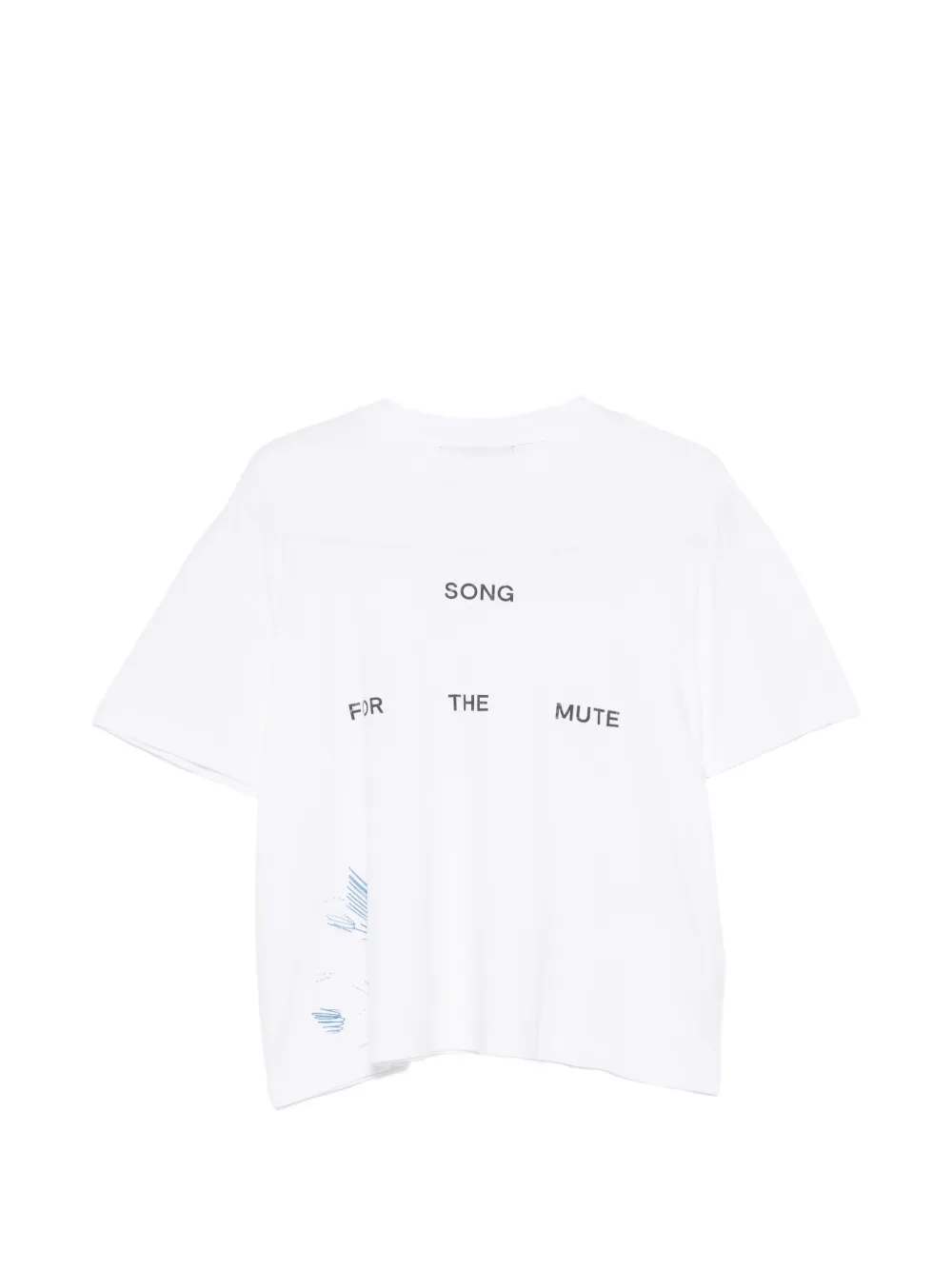 Song For The Mute logo-print T-shirt - Bianco