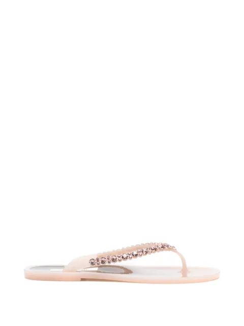MENGHI chanclas con detalles de cristales