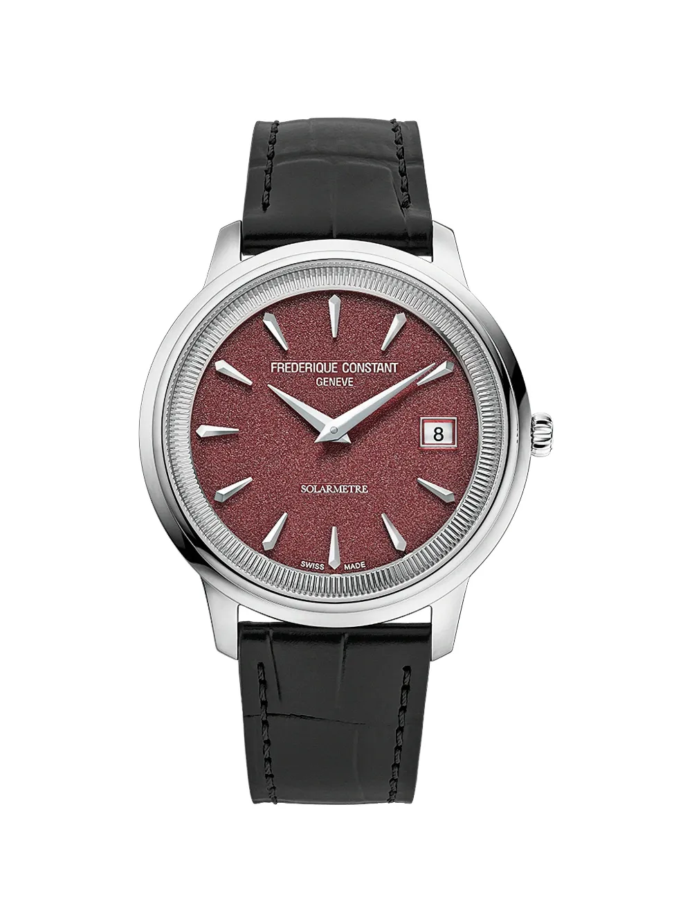 Frederique Constant Classics Moneta Solarmetre 39mm watch - Rosso