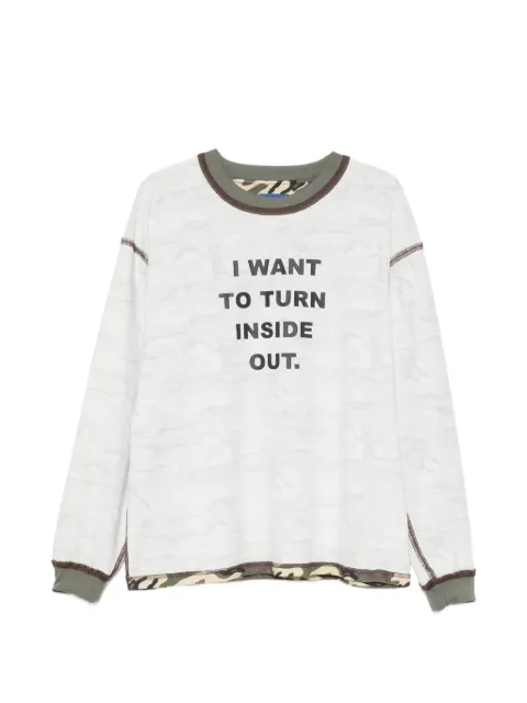 DAGGER camouflage-pattern long-sleeve T-shirt