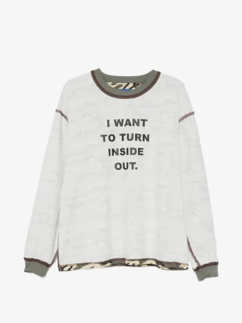 DAGGER camouflage-pattern long-sleeve T-shirt