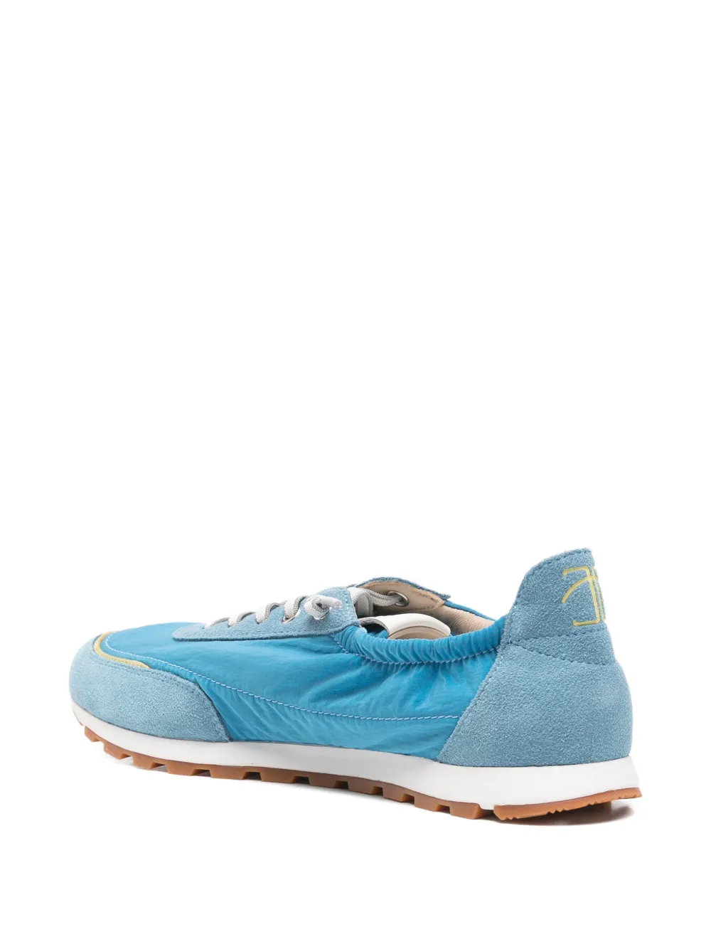 Candice Cooper logo-patch panelled sneakers Blauw