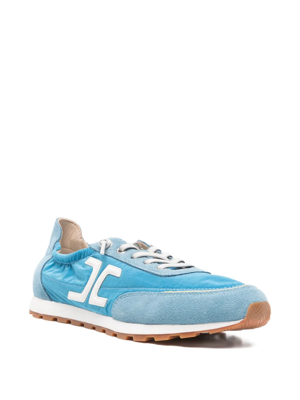 Candice Cooper logo-patch panelled sneakers Blauw
