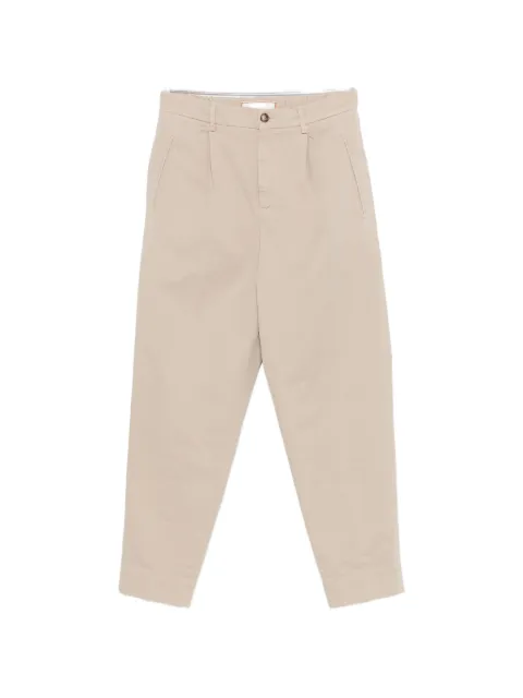 BONHEUR pleated straight-leg trousers