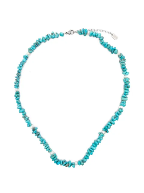 COLLANINE COLORATE turquoise pearl-embellished necklace