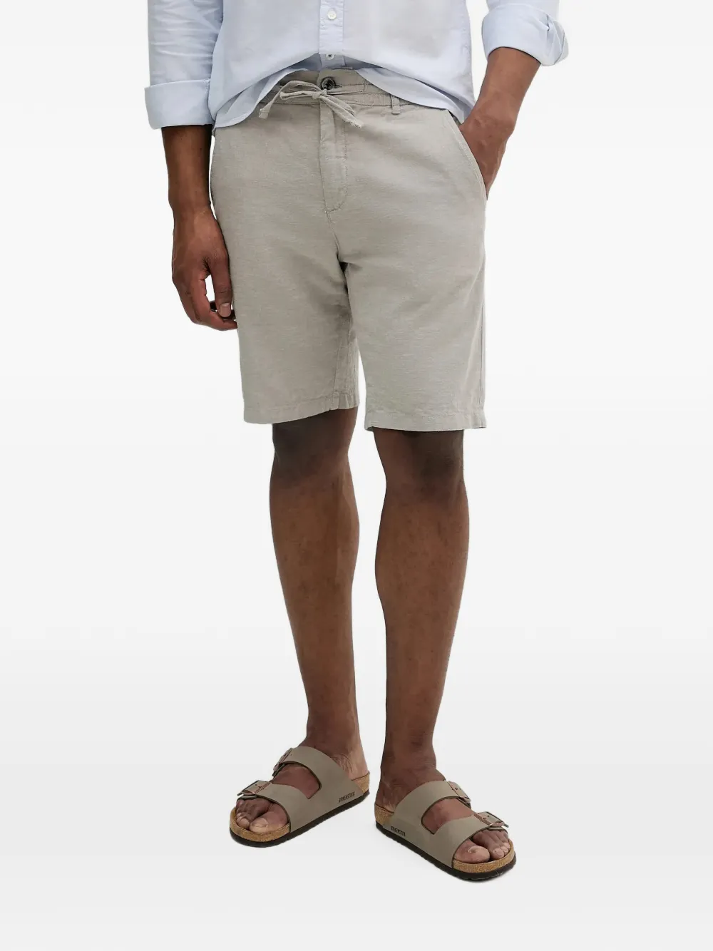Lindbergh drawstring-waist shorts - Grigio