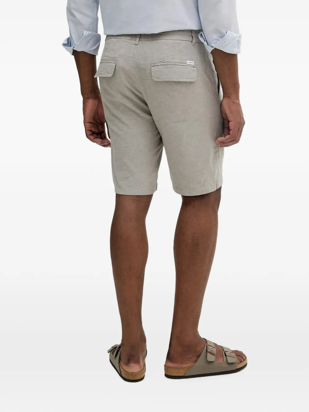 Lindbergh Shorts met trekkoordtaille Grijs