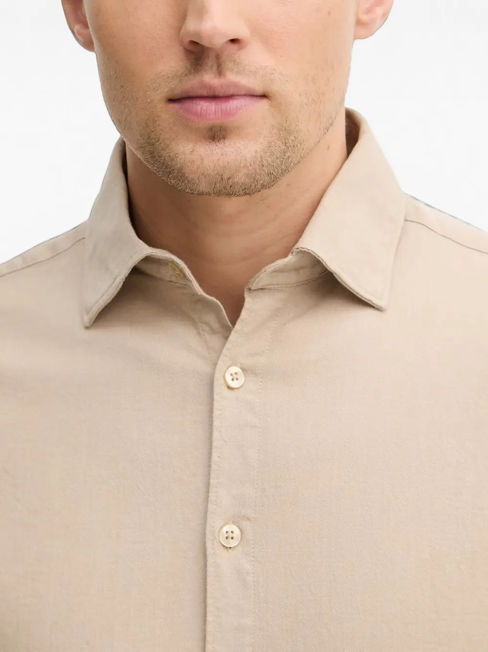 Lindbergh Button-down overhemd Beige