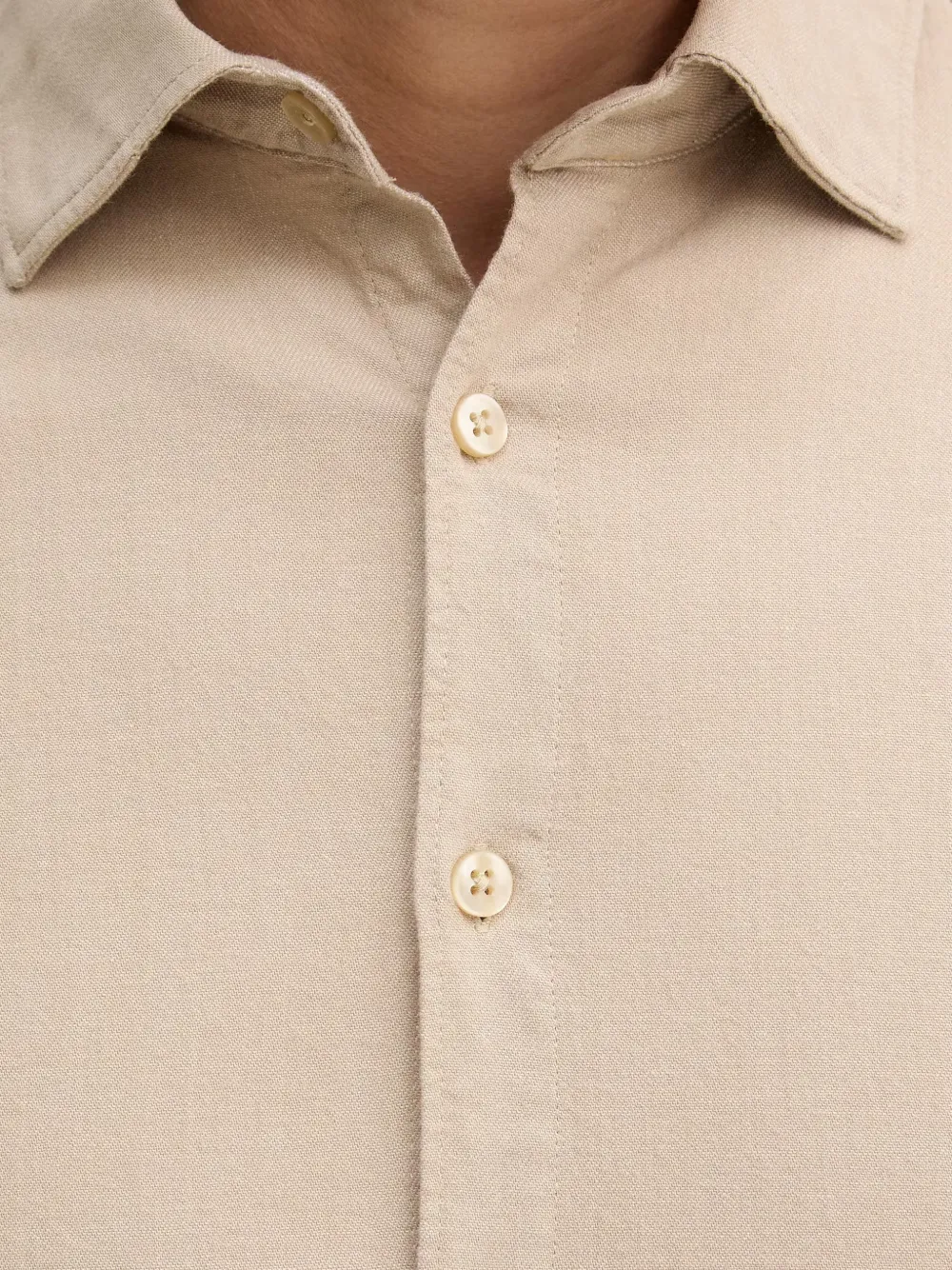Lindbergh Button-down overhemd Beige