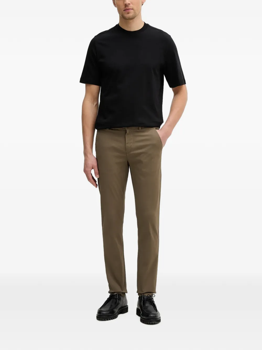 Lindbergh Button-up chino Bruin