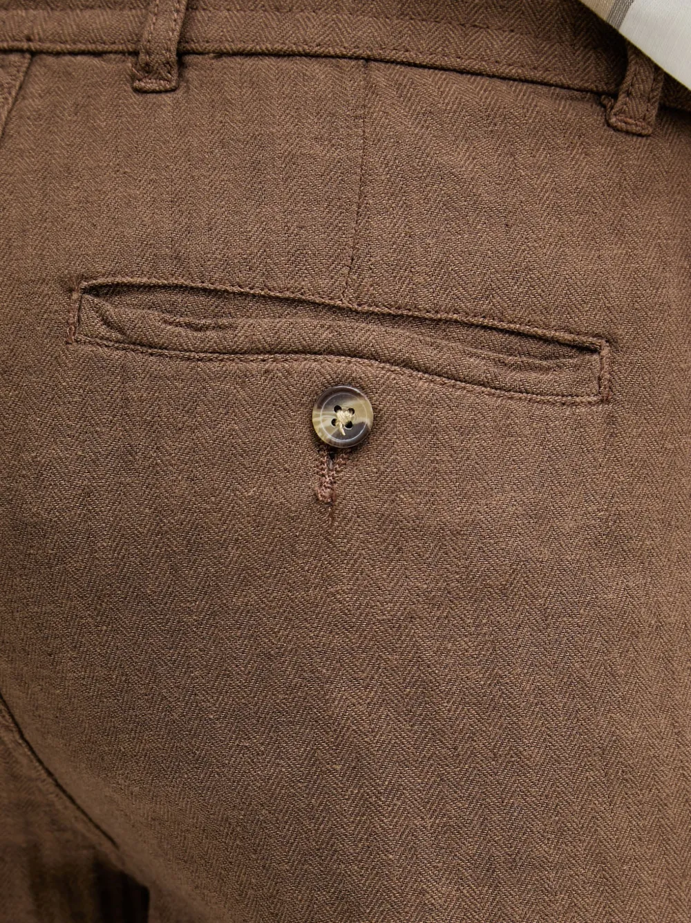 Lindbergh Shorts met trekkoord Bruin