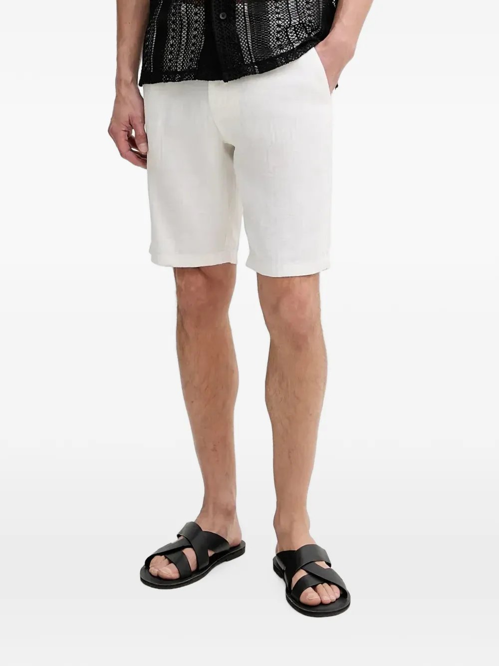 Lindbergh drawstring-waist shorts - Bianco