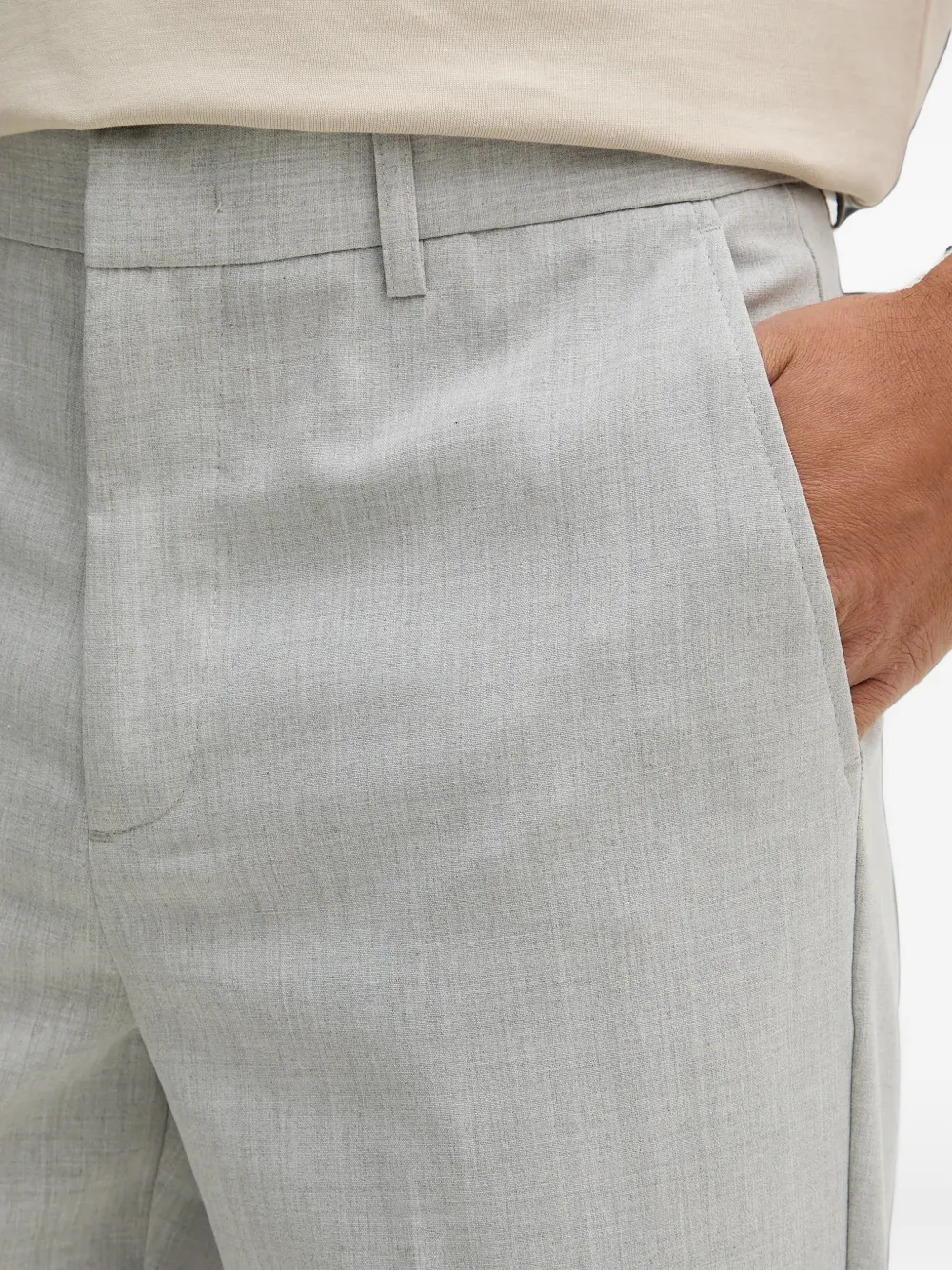 Lindbergh Geplooide pantalon Grijs