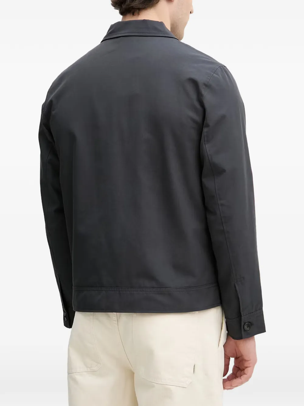 Lindbergh Shirtjack met rits Grijs
