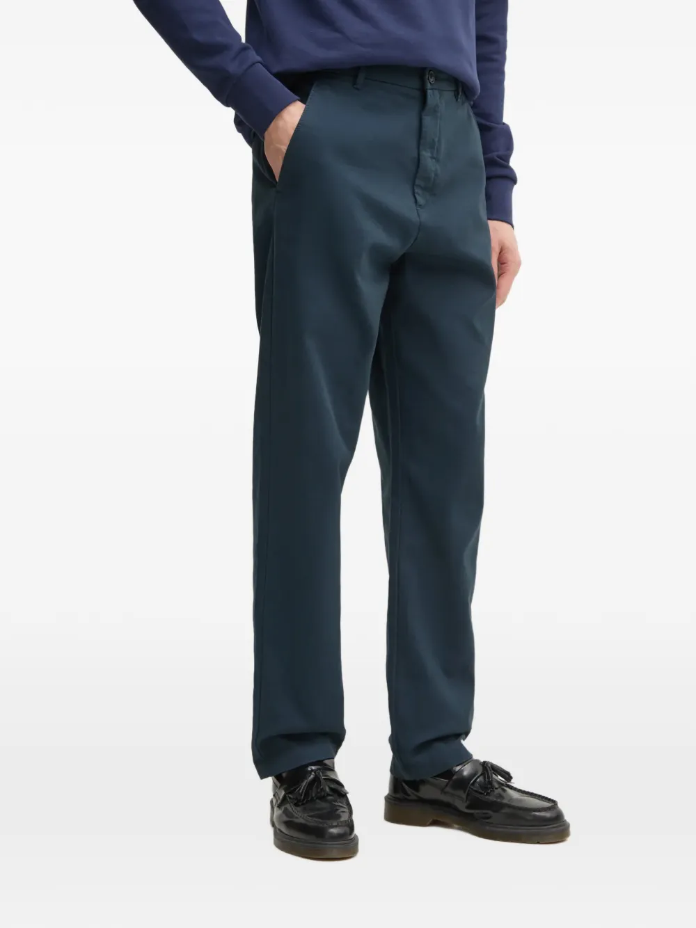 Lindbergh button-flap pocket trousers