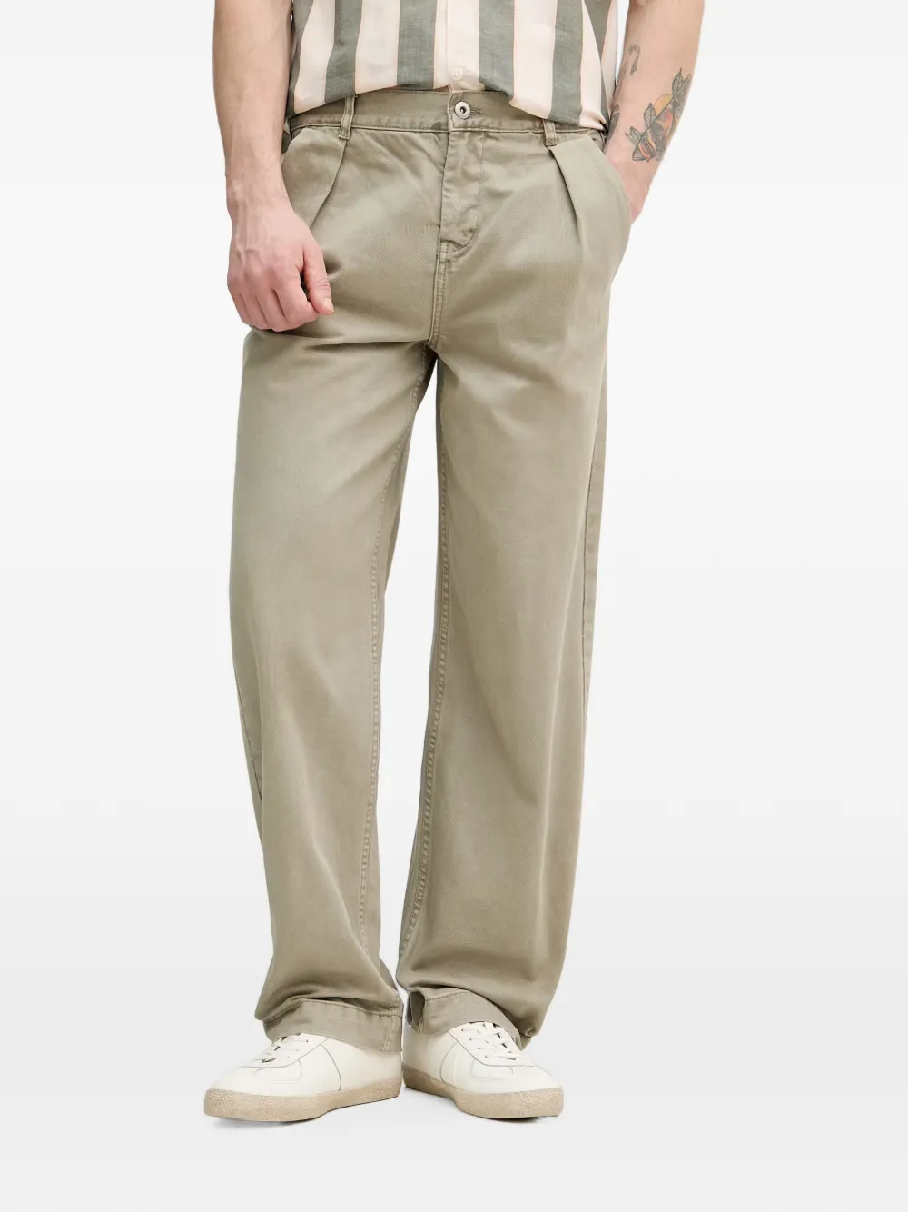 Lindbergh wide-leg jeans - Verde