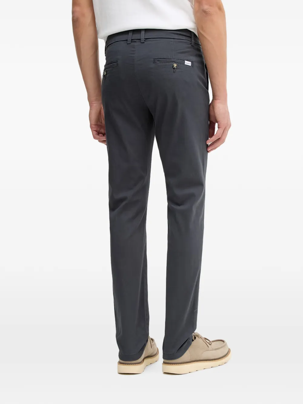 Lindbergh slim-fit chino trousers Grijs