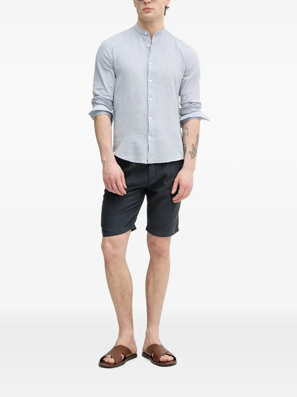 Lindbergh Shorts met trekkoord Blauw