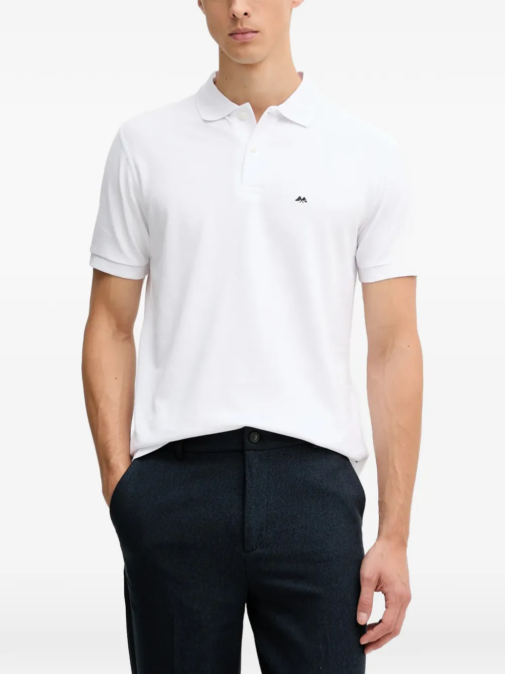 Lindbergh embroidered-logo polo shirt
