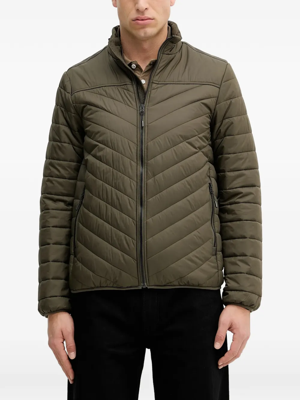 Lindbergh quilted high-neck jacket