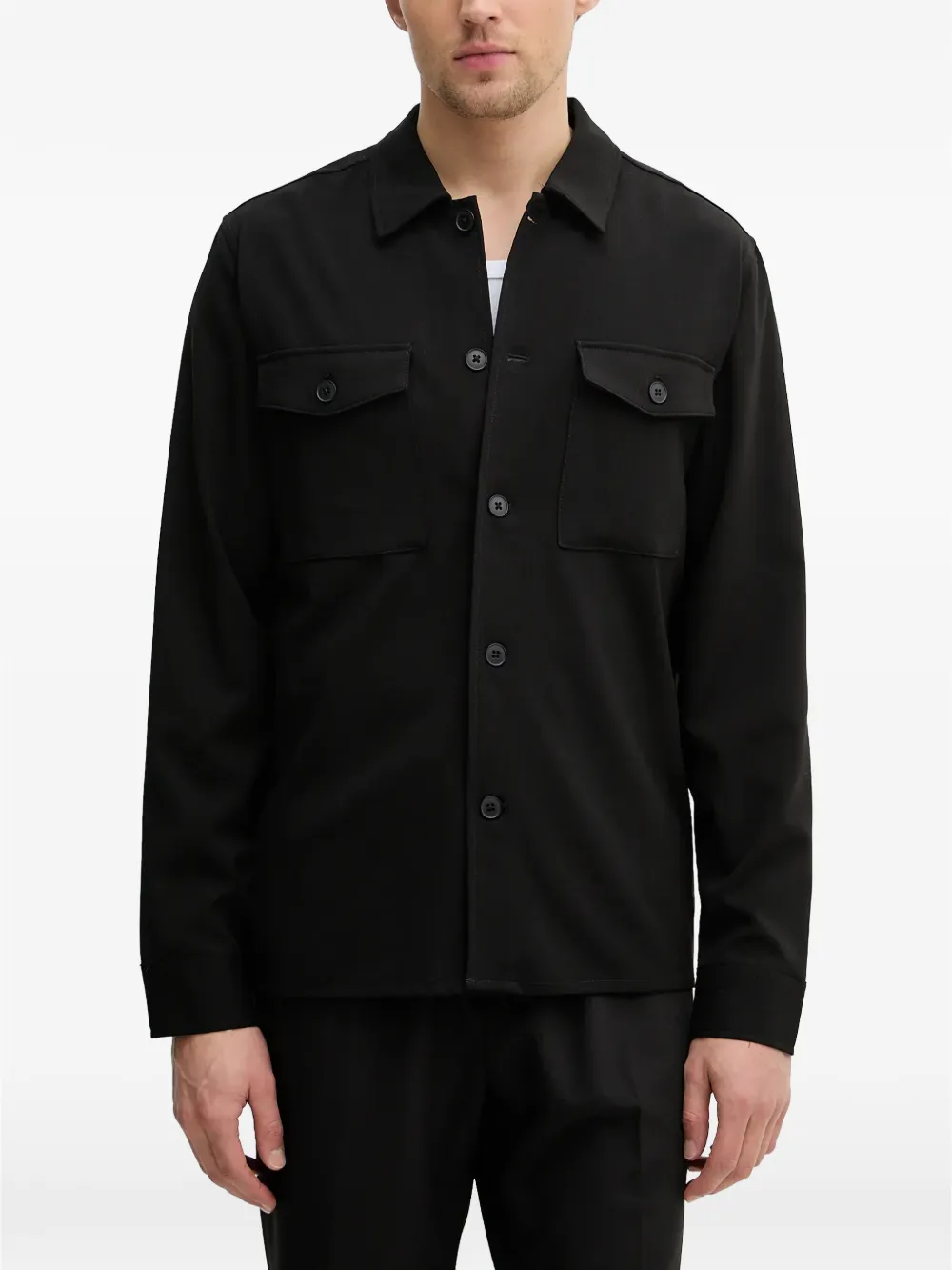 Lindbergh flap-pocket shirt