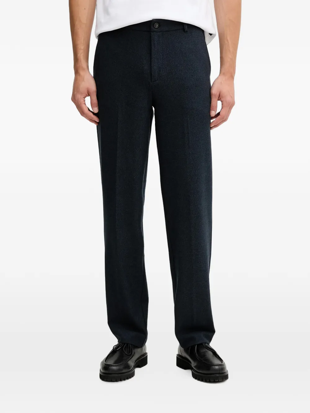 Lindbergh pressed-crease tailored trousers
