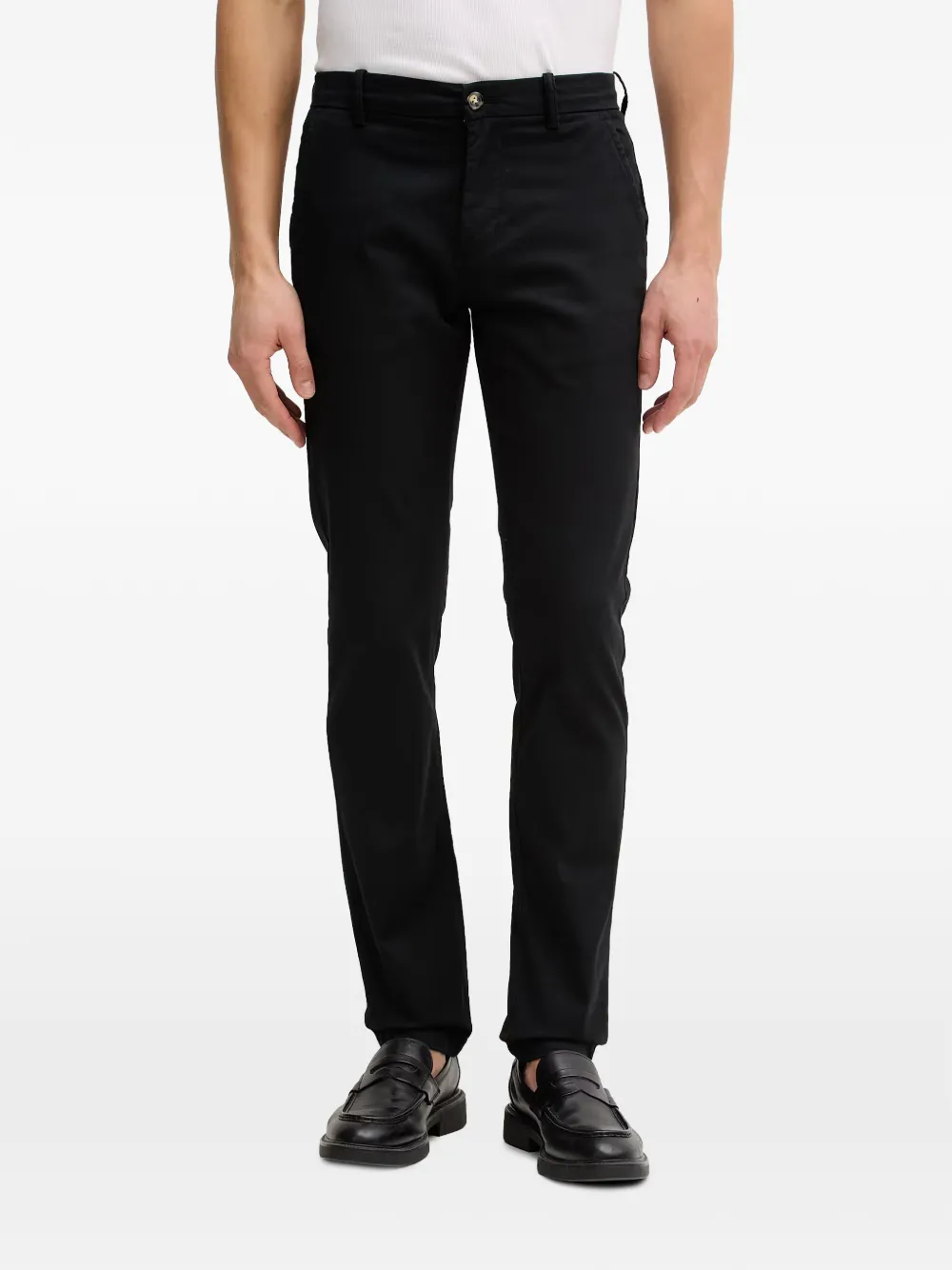 Lindbergh button-fastening chino trousers