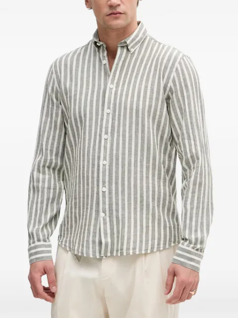 Lindbergh striped button-down shirt