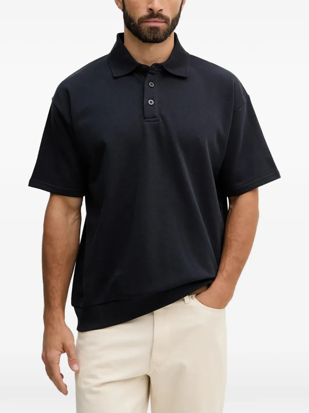Lindbergh short-sleeve polo shirt
