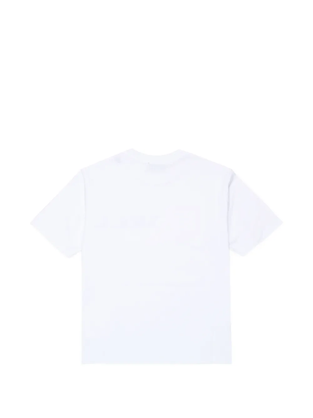 Diesel Kids Katoenen T-shirt met logoprint Wit