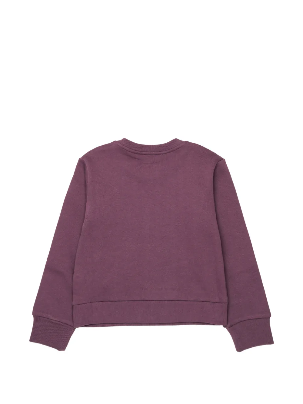 Diesel Kids Trui met hartpatroon en logoprint Paars