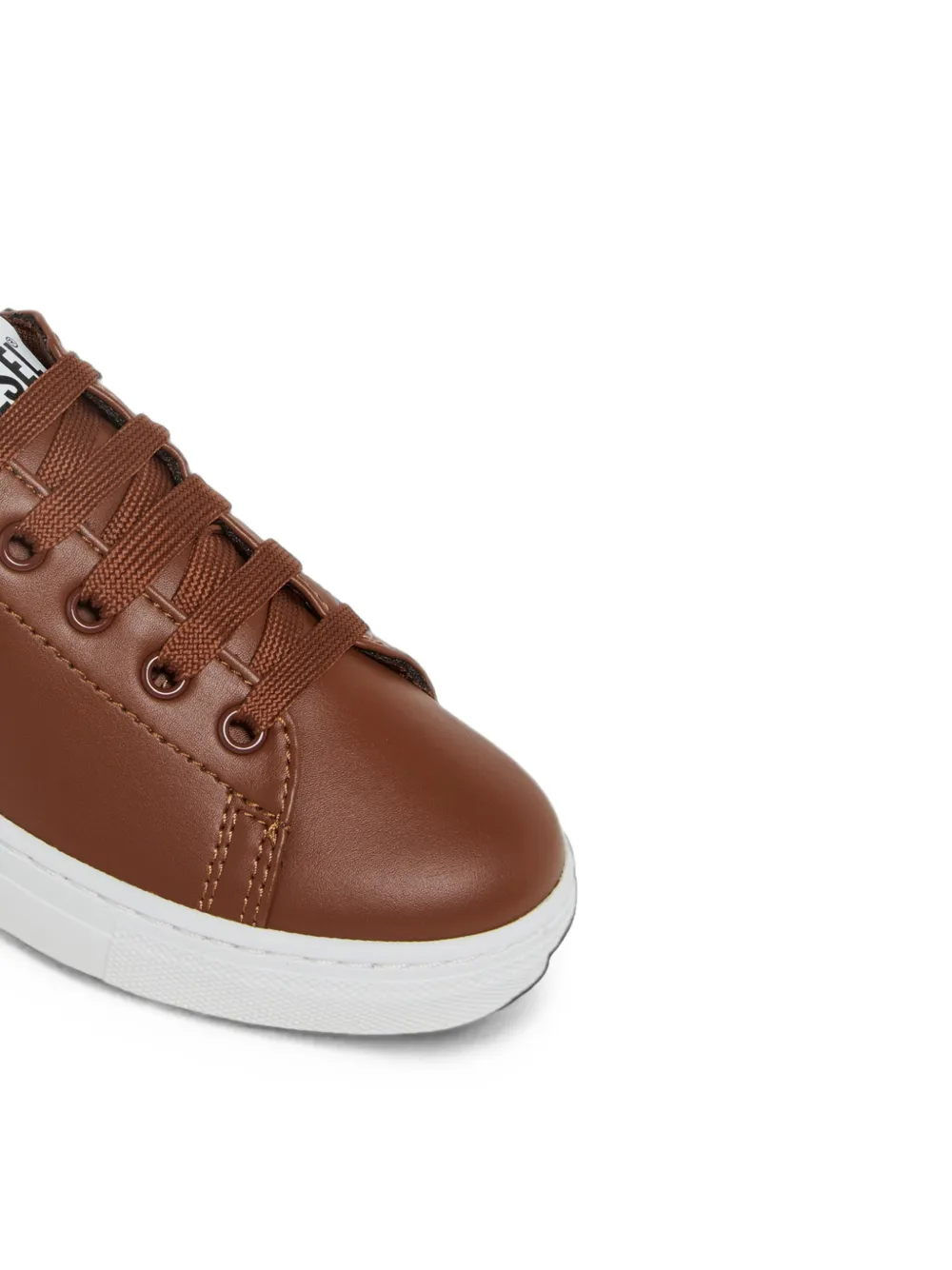 Diesel Kids logo-patch lace-up sneakers Bruin