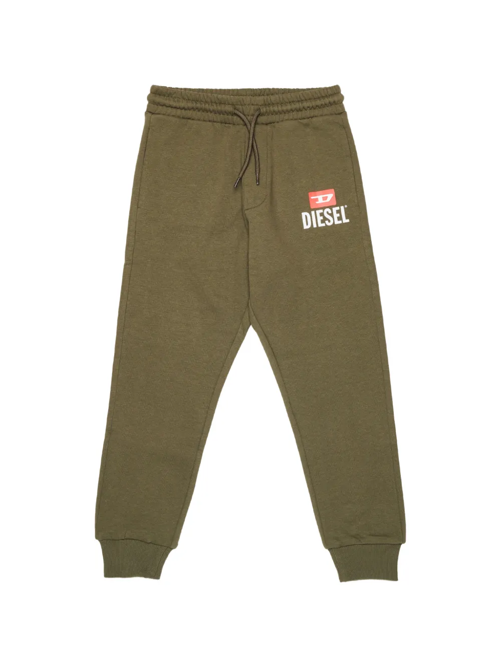Diesel Kids logo-print drawstring track pants - Verde