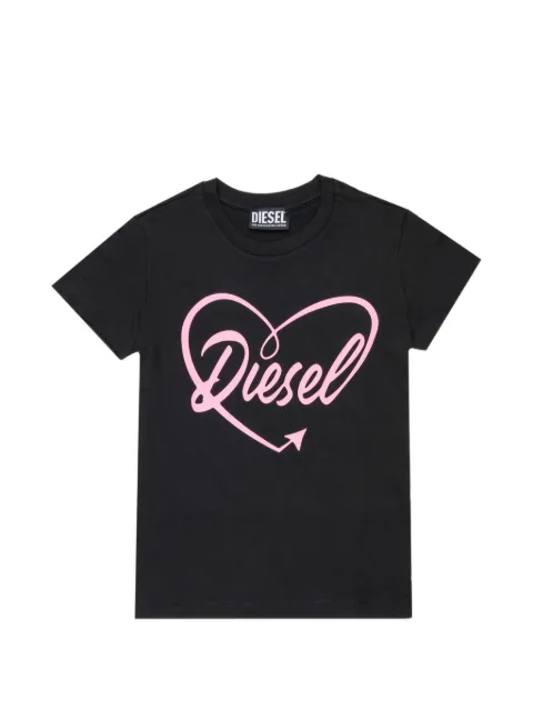 Diesel Kids heart-print T-shirt