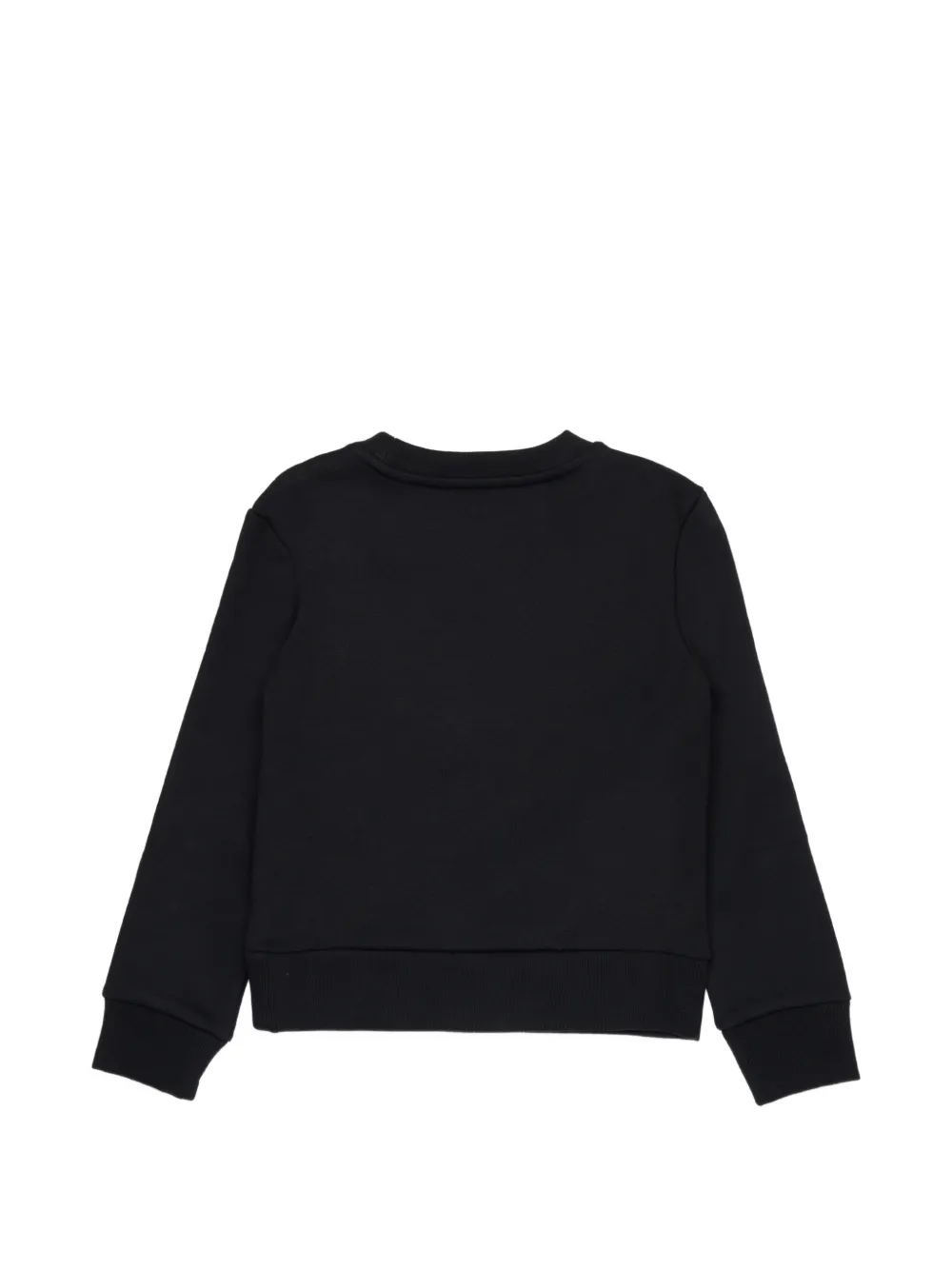 Diesel Kids logo-print heart-motif sweatshirt Zwart