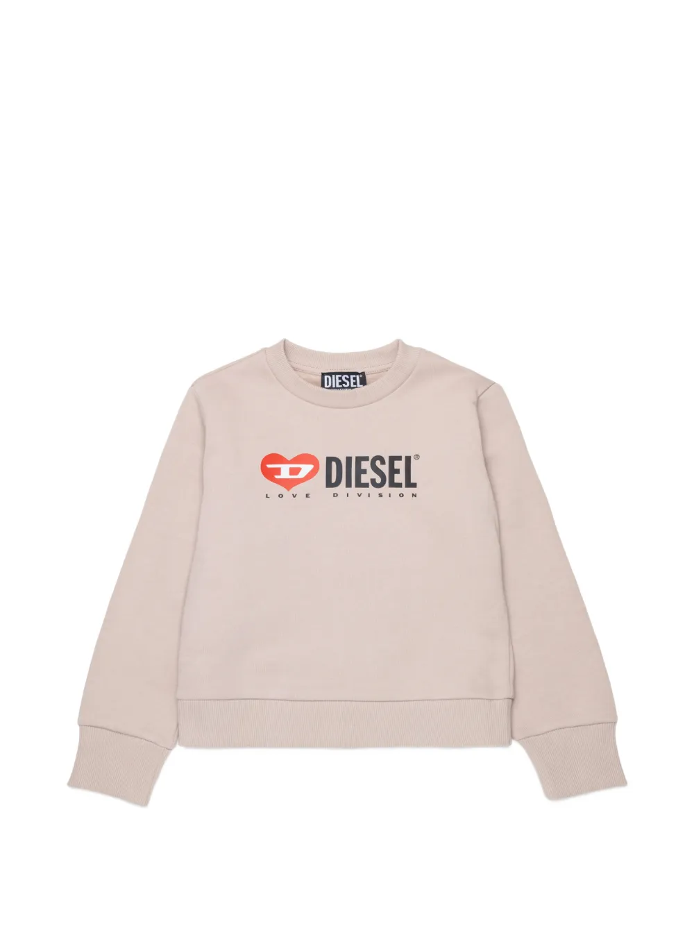Diesel Kids Trui met logoprint Beige