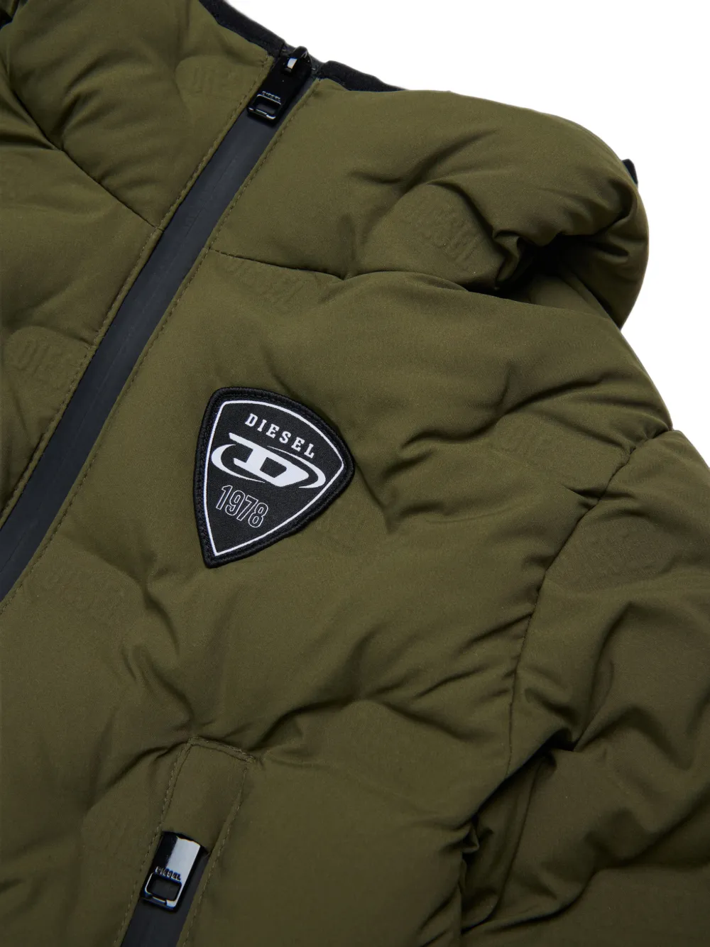 Diesel Kids Jack met logopatch Groen