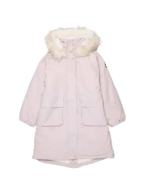 Diesel Kids faux-fur trim hooded jacket